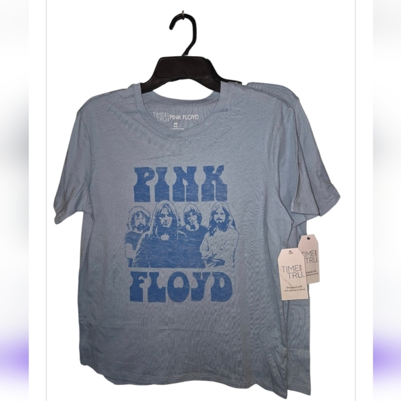 Time and Tru Other - Time and Tru Light Blue Pink Floyd T-Shirt